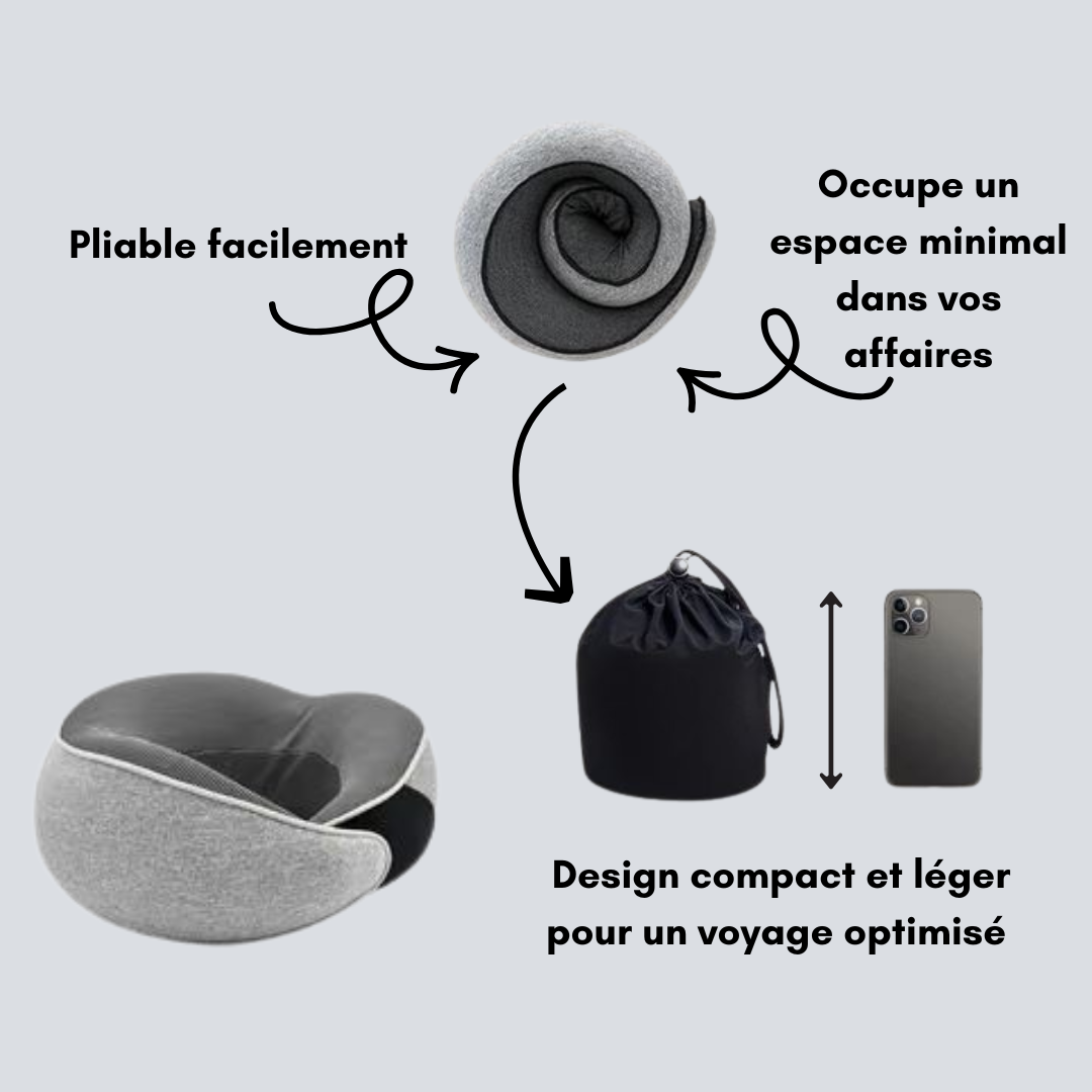 Coussin de voyage ergonomique