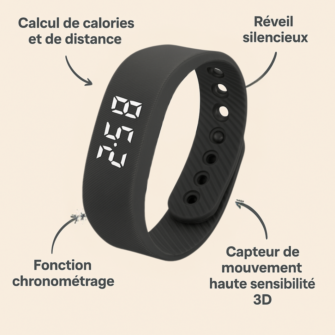 Réveil en douceur - montre connectée