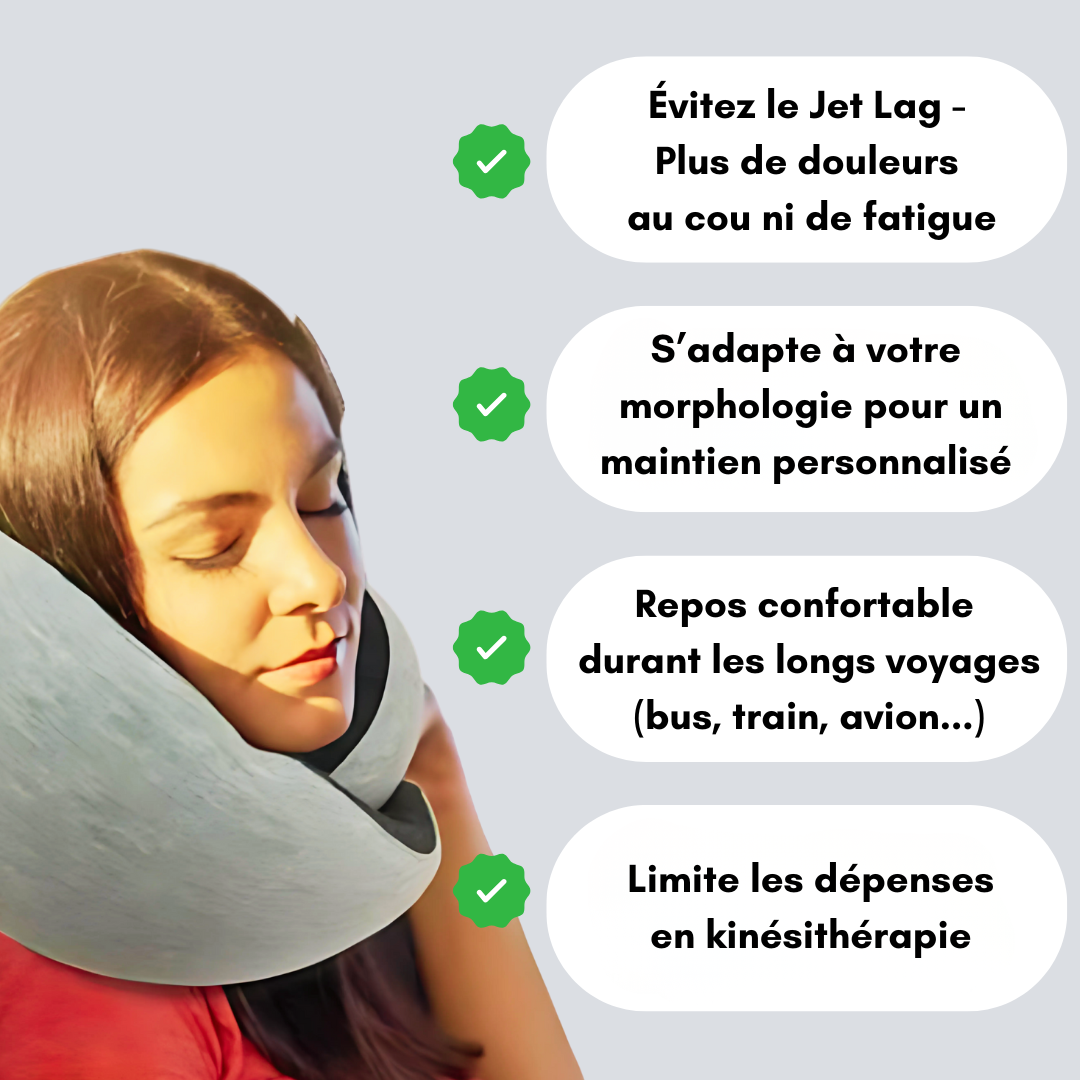 Coussin de voyage ergonomique